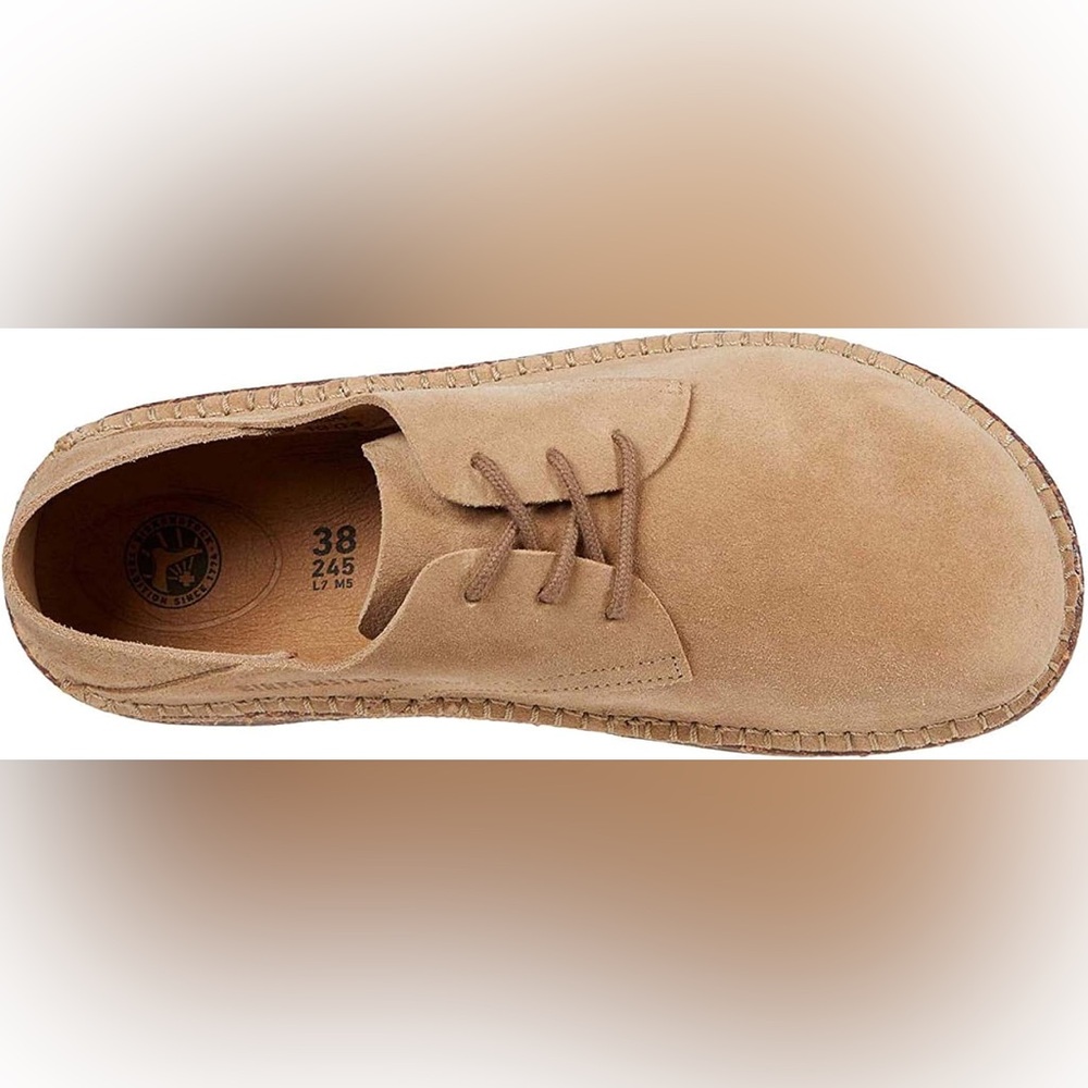 Birkenstock Unisex Gary Suede Leather Ginger Shoes